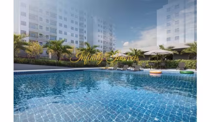 Novolar Atlanta Apartamento 2 quartos com varanda e vaga