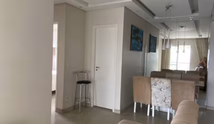 APARTAMENTO JD PIQUEROBY-68MTS-2 DORMS, 2 BANHEIROS, VARANDA GOURMET, COZINHA AMERICANA, 1 VAGA