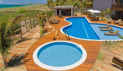 CASA DUPLEX 3 SUÍTES EM ITACIMIRIM - PORTEIRA FECHADA (FRENTE MAR)
