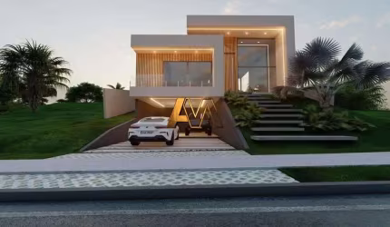 CASA ALTO PADRÃO 3 SUÍTES E PISCINA EM ALPHAVILLE LITORAL NORTE