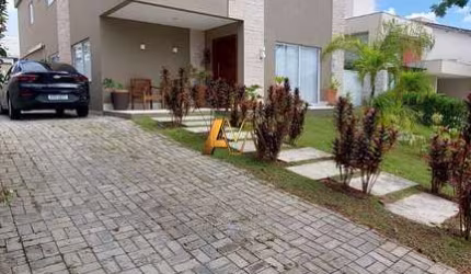 CASA COM PISCINA PRIVATIVA - 4 SUÍTES NO ALPHAVILLE LITORAL NORTE II - MOBILIADO