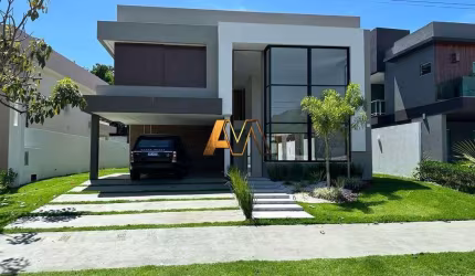 CASA DE ALTO LUXO COM 4 SUÍTES NO ALPHAVILLE LITORAL NORTE I