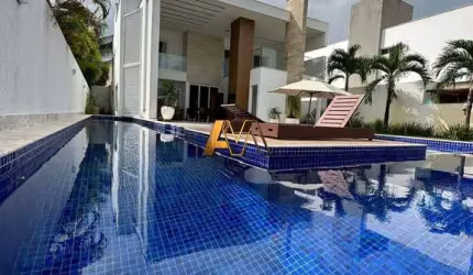 CASA ALTO PADRÃO EM GUARAJUBA COM 5 SUÍTES - PORTEIRA FECHADA