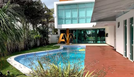 CASA EM ALPHAVILLE LITORAL NORTE COM 4 SUÍTES