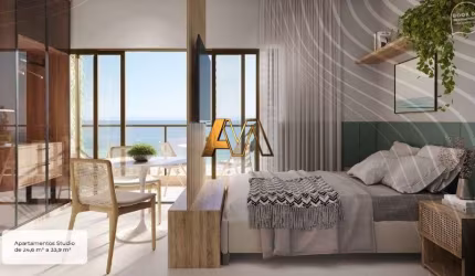 APARTAMENTO STUDIO 1/4 EM PRAIA DO FLAMENGO - VISTA MAR
