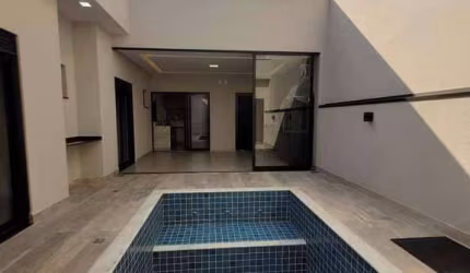 Casa a venda, Jd. Residencial Viena, 3 suítes sendo um com closet, sala ampla com cozinha integrada, área gourmet, piscina, portaria 24h