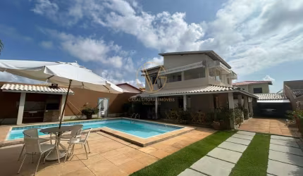 belíssima casa ampla com 5/4, no condomínio fechado Parque do Jacuípe