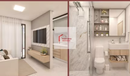 Apartamento á venda com 2 dormitórios e garden no bairro Vila Marieta / SP.