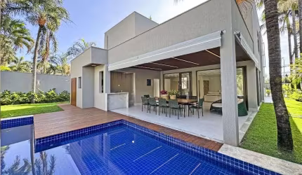 Sobrado de 402,00m² com 05 suítes plenas à venda por R$ 5.450.000 no Alphaville Flamboyant - Goiânia/GO
