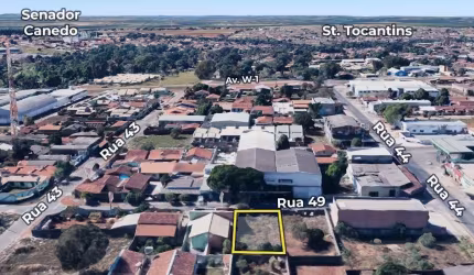 Terreno de 441 m² à venda por R$ 275.000 no Jardim Bela Vista - Aparecida de Goiânia/GO