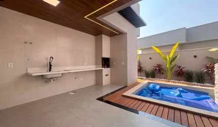 Casa de 185 m² com 04 suítes à venda por R$ 1.500.000 - Terras Alpha Residencial 2 - Senador Canedo/GO