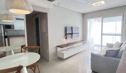 OPORTUNIDADE DE LOCAÇÃO, MOBILIADO, SACADA NA SALA FECHADA EM VIDROS, FINO ACABAMENTO, LAZER COMPLETO NA CIDADE DE SANTOS!!!