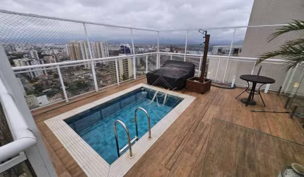 Maravilhosa cobertura, frente mar, decoração moderna, lazer completo, no Bairro da Ponta da Praia!!