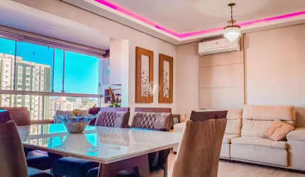 APARTAMENTO COM 3 DORMITÓRIOS(1 SUÍTE), SEMI MOBILIADO EM ANDAR ALTO NA AV PRESI