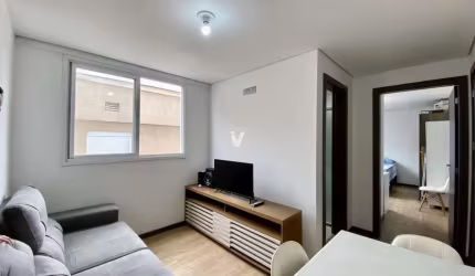 Apartamento de 1 dormitório com garagem.
