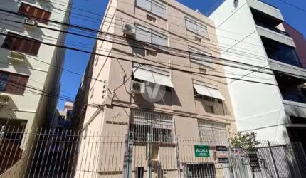 Apartamento de dois dormitórios e vaga de garagem.