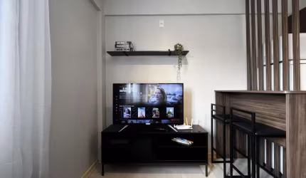 Apartamento 100% mobiliado no centro!