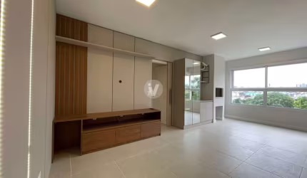 Apartamento novo 2 dormitório semimobiliado.