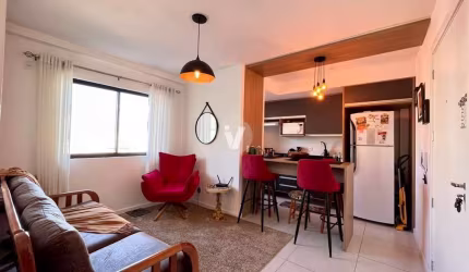 Apartamento de 1 dormitório mobiliado, bairro Centro Santa Maria!