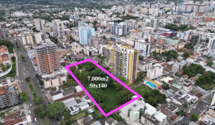 TERRENO CENTRAL COM 7.000m2 - PRONTO PARA CONSTRUIR