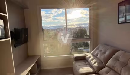 Apartamento de 1 dormitório pertinho da UFSM 100% MOBILIADO