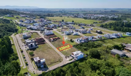 Terreno fundos área verde com 320m² no condomínio Residencial Real Park