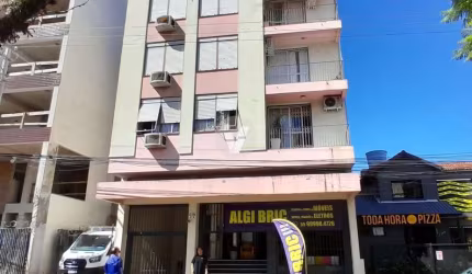 Apartamento 1 dormitório semimobiliado na Av. Presidente Vargas