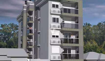 Apartamento 1 dormitório com sacada e churrasqueira em Camobi