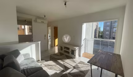 Apartamento semimobiliado  2 dormitórios e garagem em condomínio fechado!