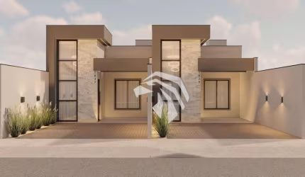 Casa com 2 dormitórios (sendo 1 suíte) à venda, 56 m² por R$ 380.000 - Esmeralda - Cascavel/PR
