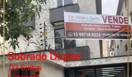 Sobrado Duplex  02 Suítes na Ponta da Praia - Santos