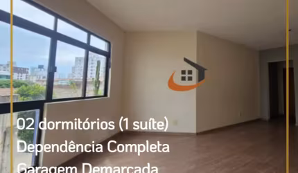 Apartamento 02 dormitorios com Dependência completa no bairro Aparecida - Santos