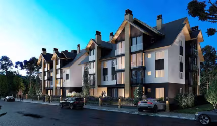 Apartamento para Venda no bairro Carniel em Gramado, 2 quartos sendo 2 suítes, 2 vagas, 84 m² de área total, 84 m² privativos,