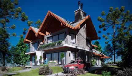 Casa para Venda no bairro São José em Canela, 4 quartos sendo 4 suítes, 2 vagas, 380 m² de área total, 380 m² privativos,