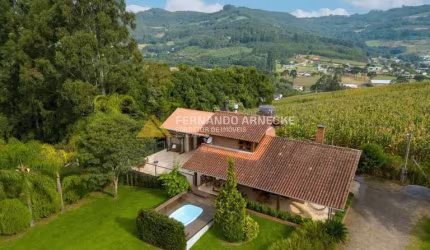 Sítio / Chácara para Venda no bairro Zona Rural em Santa Maria do Herval, 3 quartos sendo 2 suítes, Semi-Mobiliado, 30000 m² de área total, 30000 m² privativos,