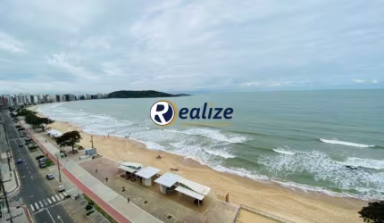 Apartamento composto por 4 quartos de frente para mar á venda na Praia do Morro, Guarapari-ES - Realize Negócios Imobiliários.