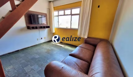 Cobertura Duplex mobiliado composto por 3 quartos  á venda na Praia do Morro, Guarapari-ES
