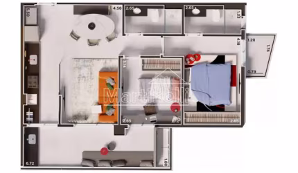 Apartamento Padrão em Ribeirão Preto