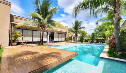 Casa térrea diferenciada de 450m² de área construida à venda, próximo ao Estância Pesqueiro Casagrande - Jardinópolis/SP.