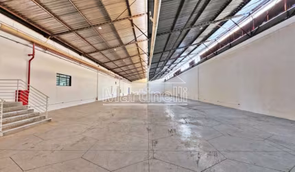 Salão Comercial de esquina com 2.500m² de área terreno e 1.845m² de área construída para locação, próximo ao Novo Shopping - Ribeirão Preto/SP.