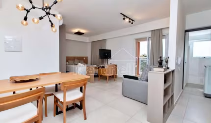 Apartamento mobiliado de 69m² de área útil à venda no Condomínio Apogeo, próximo à Avenida Professor João Fiúsa - Bairro Jardim Sumaré, Ribeirão Preto/SP.