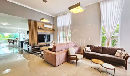 Casa térrea de Alto Padrão com 210m² de área construida à venda, próximo ao Shopping Iguatemi - Ribeirão Preto/SP.