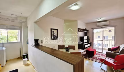 Apartamento mobiliado de 67m² de área útil à venda, próximo a Avenida Professor João Fiúsa, Ribeirão Preto/SP.