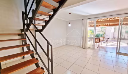 Sobrado de 186m² de área construída para locação no Condomínio San Diego, próximo a Villa Sucreê - Bairro Cond. San Diego, Ribeirão Preto/SP.