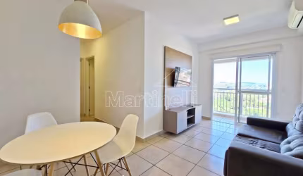 Apartamento mobiliado de 75m² para locação, próximo a USP - Bairro Vila Tibério, Ribeirão Preto/SP.