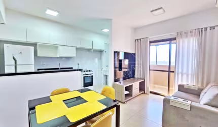 Apartamento mobiliado de 45m² de área útil para locação, próximo a Faculdade FAAP - Bairro Jardim Califórnia, Ribeirão Preto/SP.