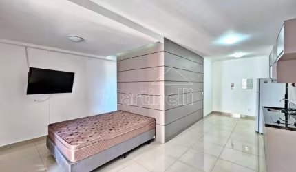 Apartamento mobiliado de 51m² para locação no Condomínio Civitas, próximo ao Parque Carlos Raya - Bairro Bosque das Juritis, Ribeirão Preto/SP.