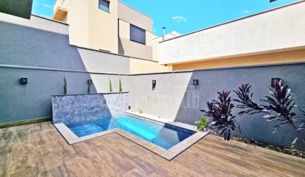 Sobrado diferenciado de área terreno e 233m² de área construída para venda e locação no Condomínio Buona Vita - Bairro Buona Vita, Ribeirão Preto/SP.