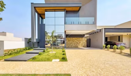 Sobrado Diferenciado de 370m² de área terreno a venda no Condomínio Terras de Siena, próximo ao Shopping Iguatemi - Bairro Vila do Golfe, Ribeirão Preto/SP.
