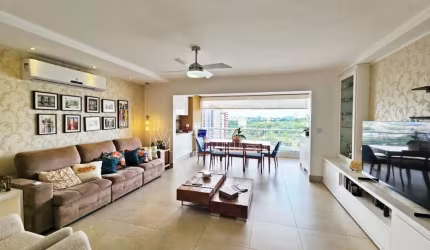 Apartamento diferenciado de Alto Padrão com 124m² à venda no Condomínio Solar das Varandas, próximo à Avenida Maurílio Biagi - Bairro Santa Cruz, Ribeirão Preto/SP.